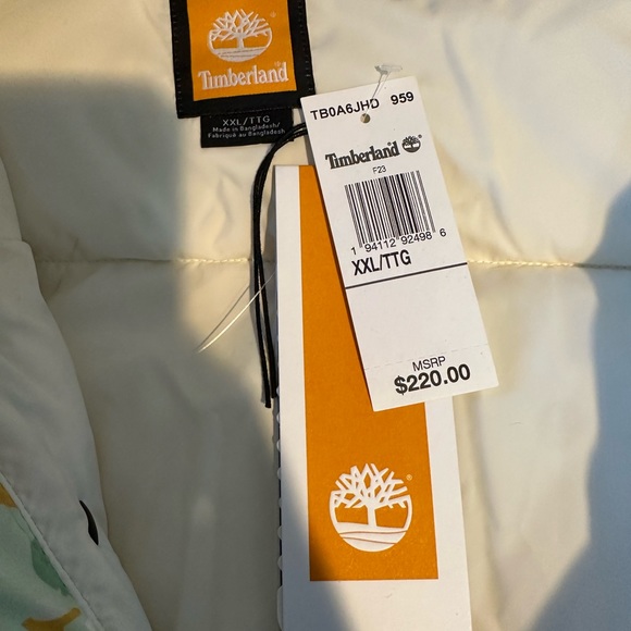 Timberland men’s puffer coat 2x brand new - Picture 3 of 8